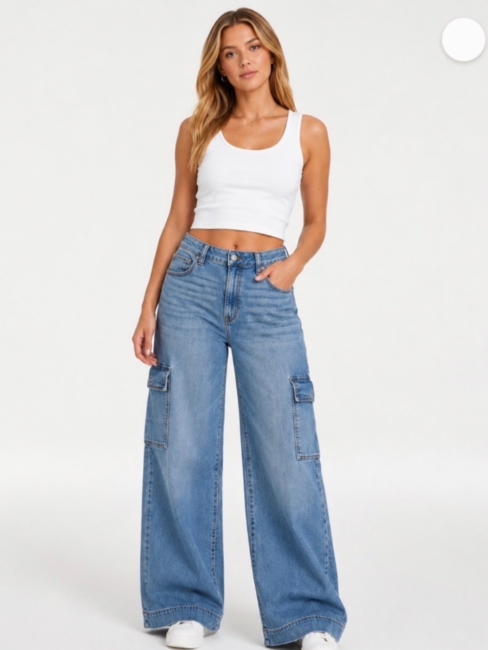 Super high-rise baggy wide leg - American Eagle
